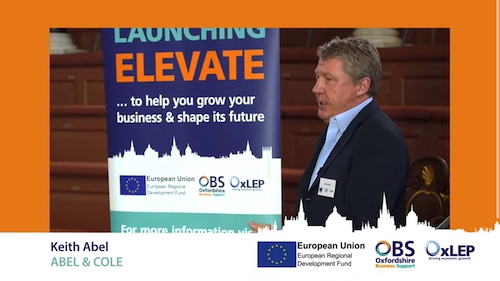 Oxfordshire Local Enterprise Partnership OBS Elevate event